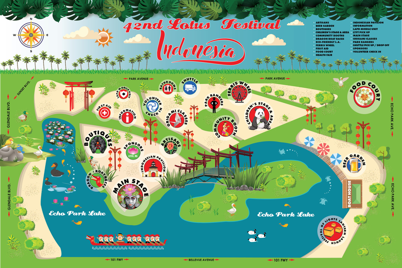 Lotus Festival Map