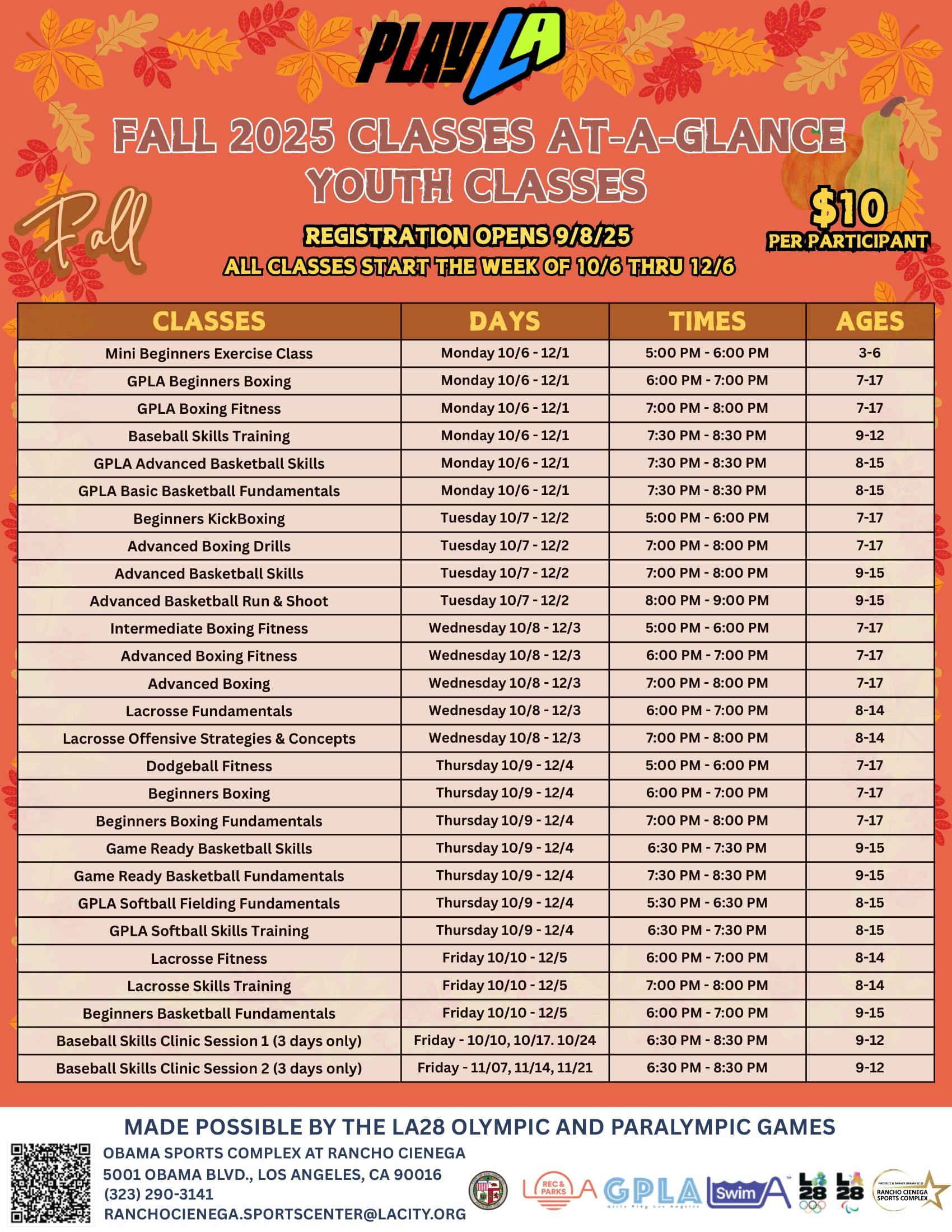 Youth Classes