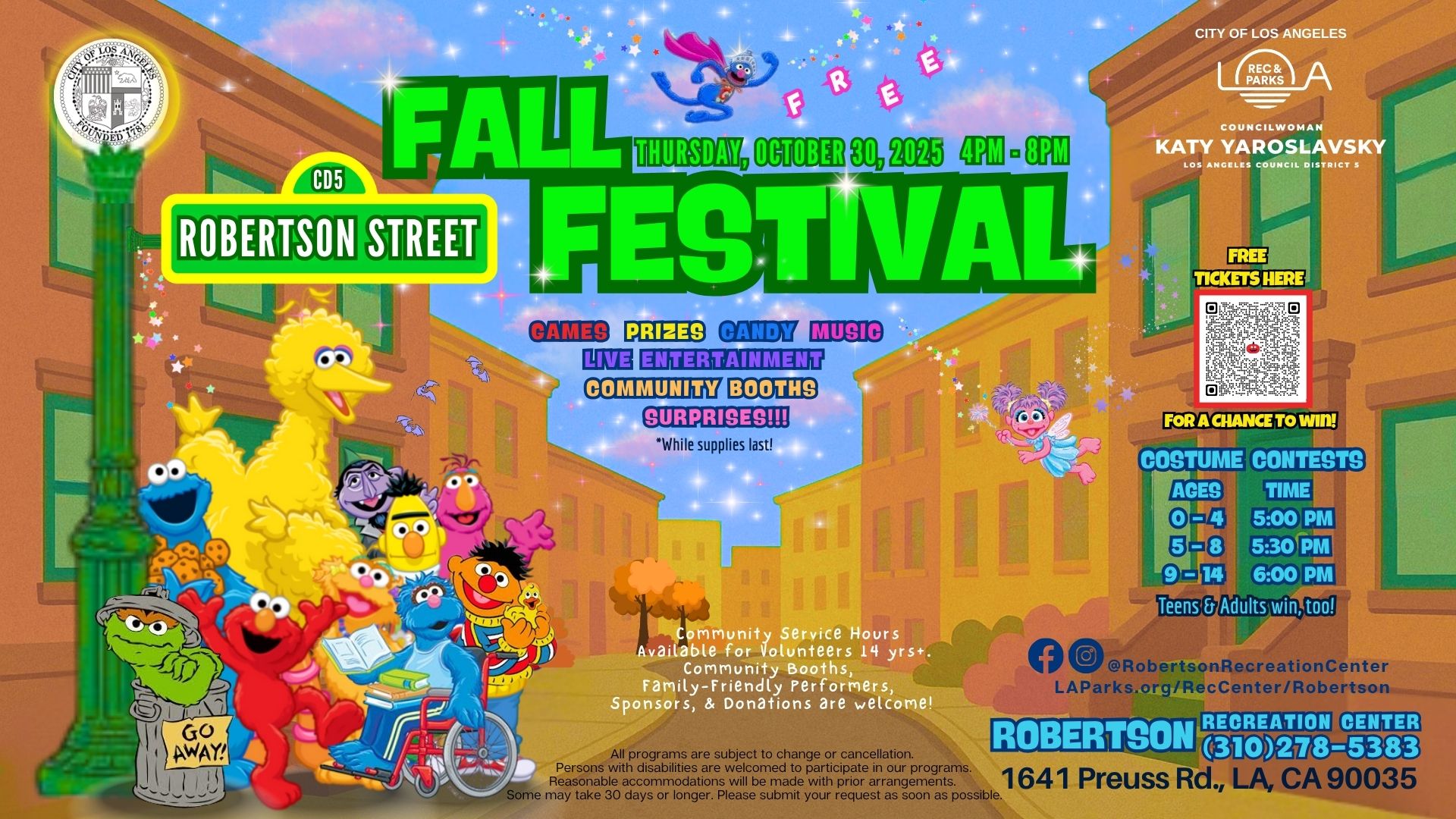 FALL FESTIVAL 2025 @ ROBERTSON PARK